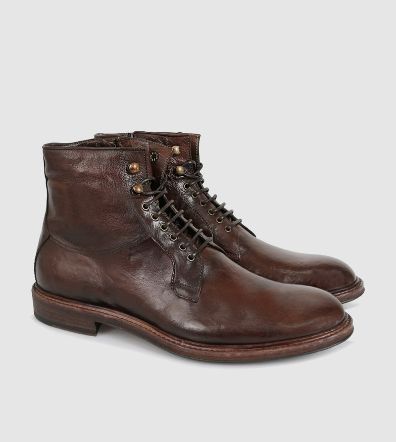 Tedric Lace-Up Boots by Brando By Corvari