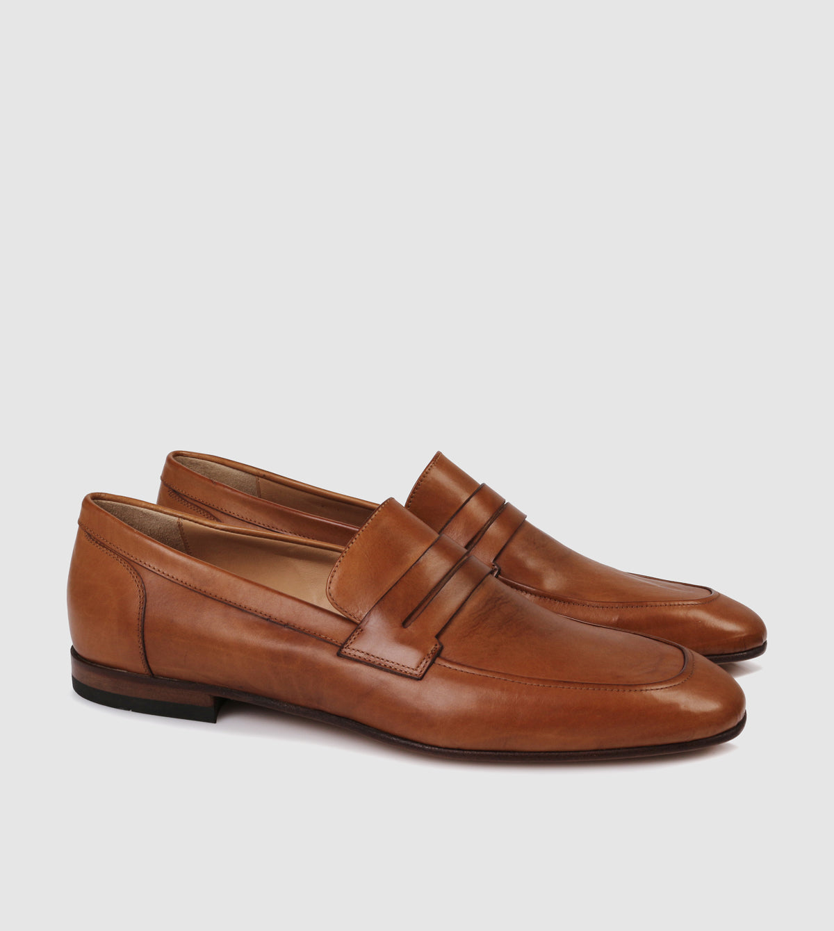 Brown Leather Loafer