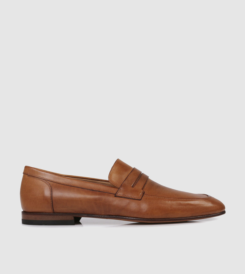 Brown Leather Loafer