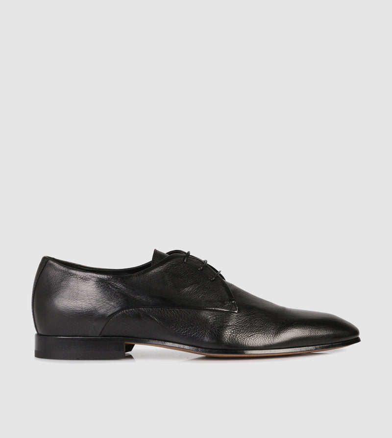 Black Leather Lace Ups