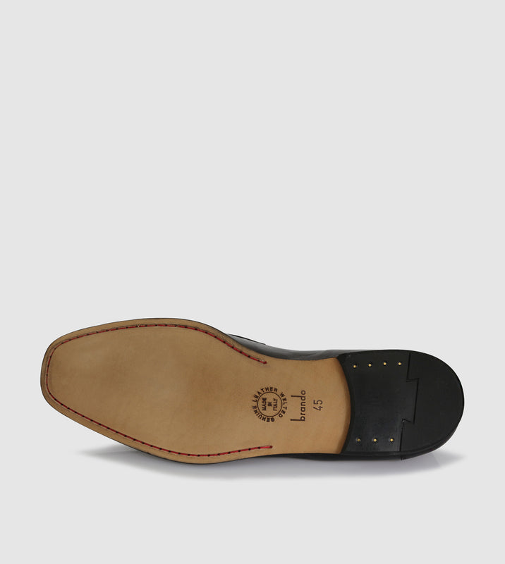 Audrick Brando Leather Platform Shoes in Brown | Dr. Martens